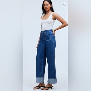 Brand New Super- Wide Madewell Jeans
